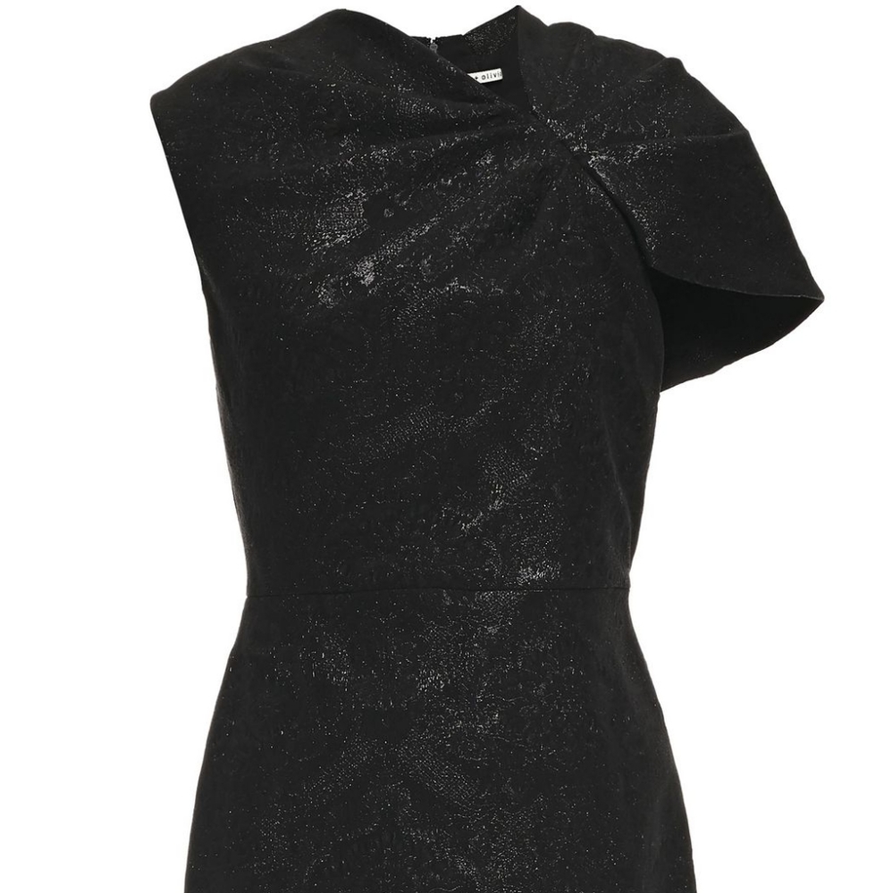 NWT Alice + Olivia Black Mini Dress size 2 - Picture 7 of 7